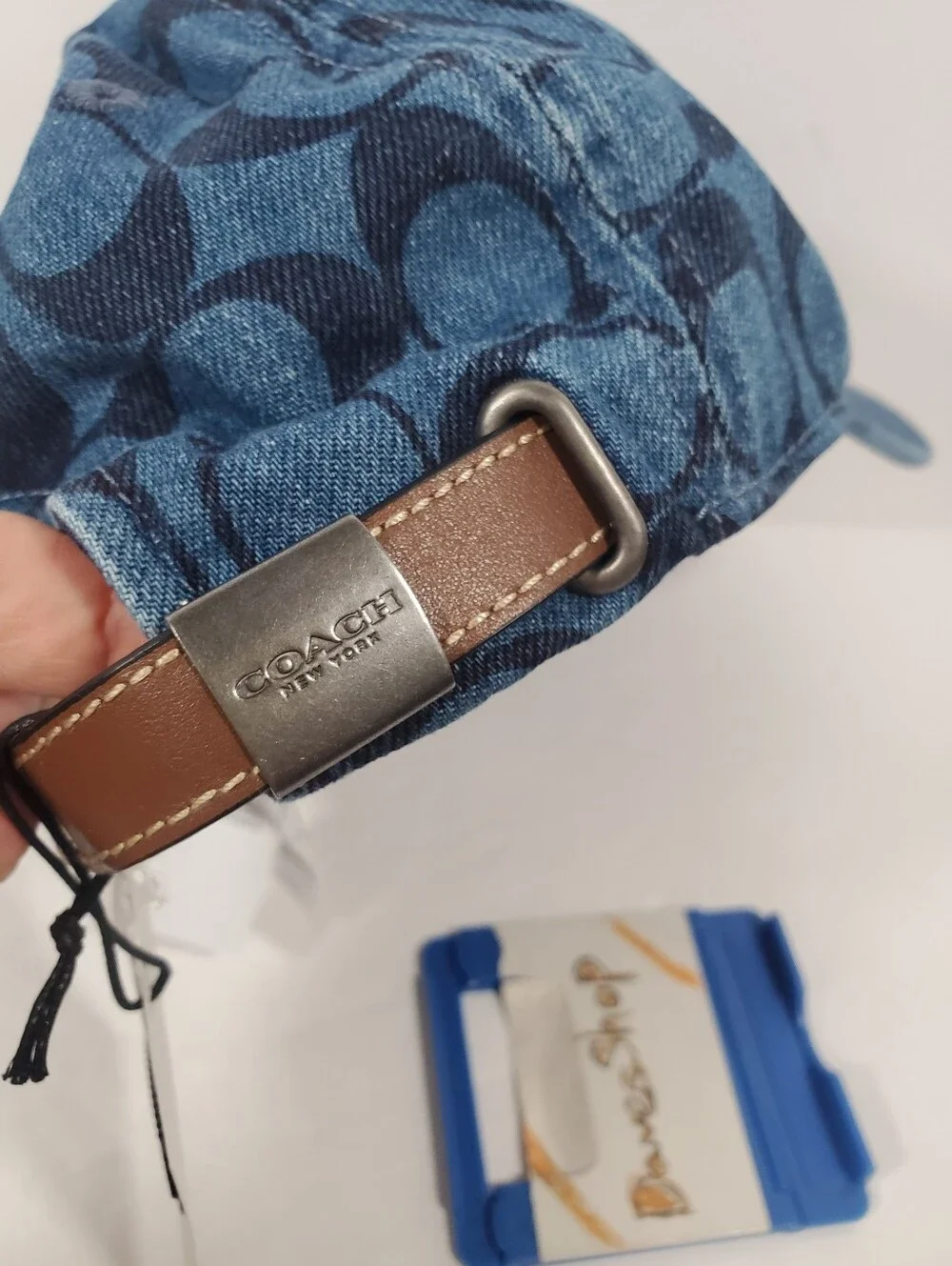 COACH SIGNATURE HAT IN DENIM NWT